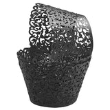 25pcs Laser Cut Cupcake Wrappers Wedding Party Baking Decorations in 8 Colours - White - Extra Image