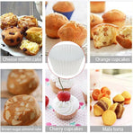 Patty Pans Muffin Cases Choc 600/Pk Cake Boards Cupcake Liners Boxes Baking Cups - 600PCS-4CM