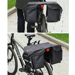 Mountain Bike Rear Rack Bag Large Capacity Bicycle Saddle Pack Waterproof Use