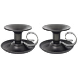 2pcs European Iron Candle Holders for Candlelight Dinner Decorative Lighting - Gold