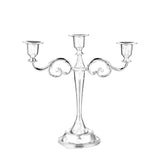 3/5 Arms Alloy Candle Holder Stand Candlesticks Candelabra Wedding Home Decor - 3-Bronze - Rear View