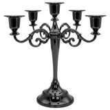 3/5 Arms Alloy Candle Holder Stand Candlesticks Candelabra Wedding Home Decor - 3-Bronze - Extra Image