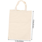 10PCS Double Bottle Wine Canvas Gift Bags with Handles for Party