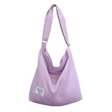 Womens Large Canvas Handbag Ladies Travel Messenger Shoulder Bag Hobo Tote Purse - Black - Extra Image