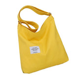 Womens Large Canvas Handbag Ladies Travel Messenger Shoulder Bag Hobo Tote Purse - Light Grey