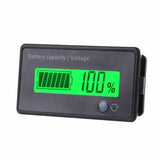 Lcd 12V-48V Battery Capacity Indicator Voltage Voltmeter Monitor Meter Caravan - 45-Degree Angle