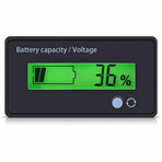 Lcd 12V-48V Battery Capacity Indicator Voltage Voltmeter Monitor Meter Caravan