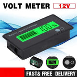 Lcd 12V-48V Battery Capacity Indicator Voltage Voltmeter Monitor Meter Caravan - Extra Image