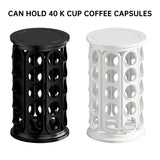 Coffee Pod Carousel Organiser 40 Capacity Rotating for Coffee Bar - Extra Image