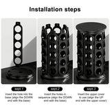 Coffee Pod Carousel Organiser 40 Capacity Rotating for Coffee Bar - Extra Image