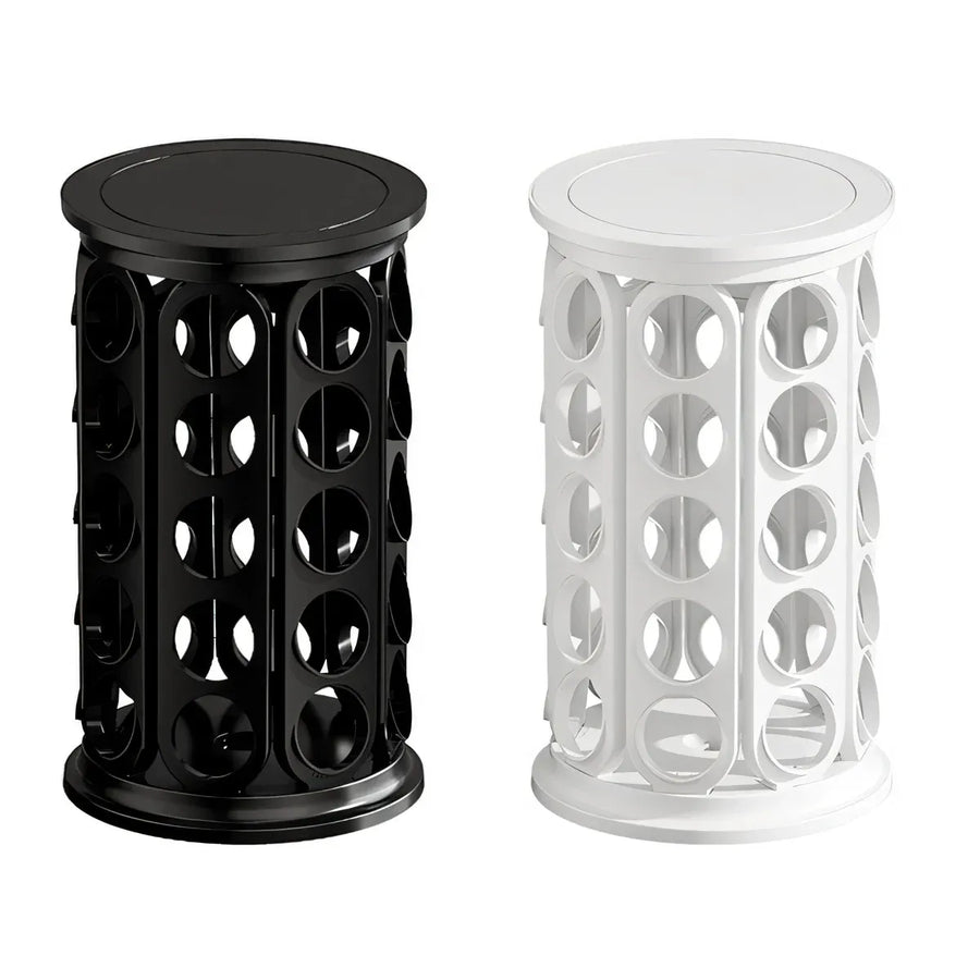 Coffee Pod Carousel Organiser 40 Capacity Rotating for Coffee Bar