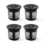 4PCS 3 Hole K-Cup Coffee Capsule Coffee Maker Reusable Filter For Keurig Brewers
