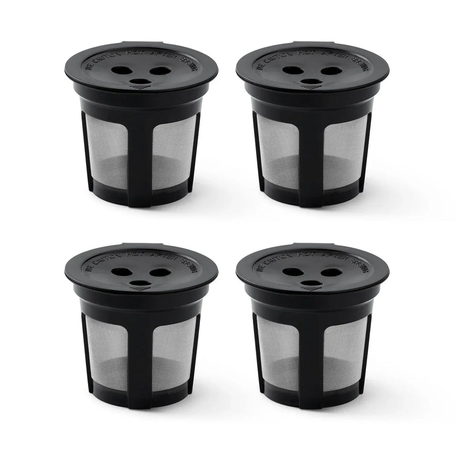 4PCS 3 Hole K-Cup Coffee Capsule Coffee Maker Reusable Filter For Keurig Brewers