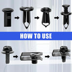 35PCS Auto Parts Screws Fender Bumper Fasteners Anti Rust Corrosion Resistant