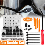 415PCS Car Buckle Set for Auto Body Trim Bumper Fender Repair