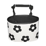 Hanging Backseat Storage Organiser Box for Car Rubbish and Essentials - Flower