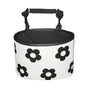 Hanging Backseat Storage Organiser Box for Car Rubbish and Essentials - Flower