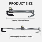 Car Hyperbolic Lock Core Extendable Double Hook Steering Wheel Lock Anti Theft