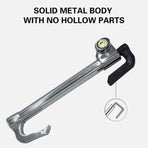 Car Hyperbolic Lock Core Extendable Double Hook Steering Wheel Lock Anti Theft