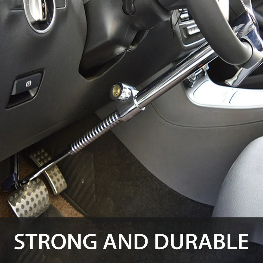 Car Hyperbolic Lock Core Extendable Double Hook Steering Wheel Lock Anti Theft