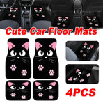 4pc Car Floor Mats Anti-Slip Waterproof Universal Fit Easy Clean