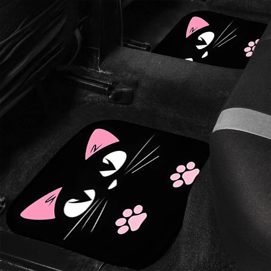 4pc Car Floor Mats Anti-Slip Waterproof Universal Fit Easy Clean