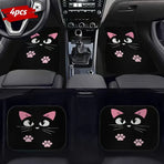 4pc Car Floor Mats Anti-Slip Waterproof Universal Fit Easy Clean