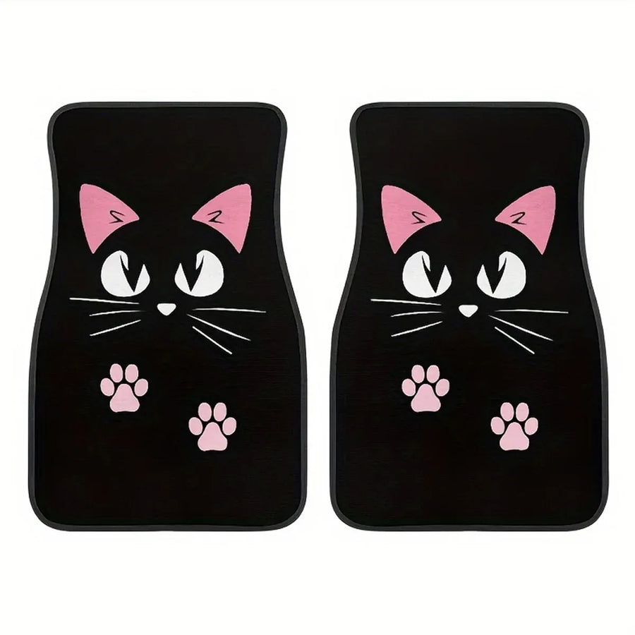 4pc Car Floor Mats Anti-Slip Waterproof Universal Fit Easy Clean