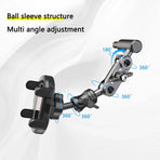 Land Cruiser Compatible A-Pillar Handle Car Phone Mount Adjustable Sturdy
