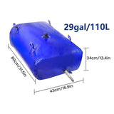 110L Large Capacity Water Storage Bladder Bag for Vehicle Outdoor Agriculture - Side View
