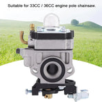 Carburetor Replacement for 33cc 36cc Garden Power Tool Engine