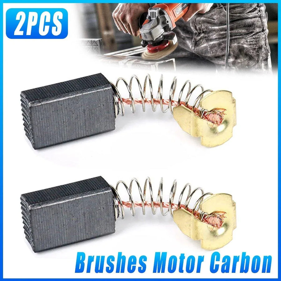 2PCS DC Motor Carbon Brushes Angle Grinder Replacement Accessories Power Tools