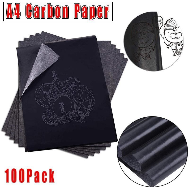 100X A4 Carbon Paper Sheets for Graphite Tracing on Wood & Canvas