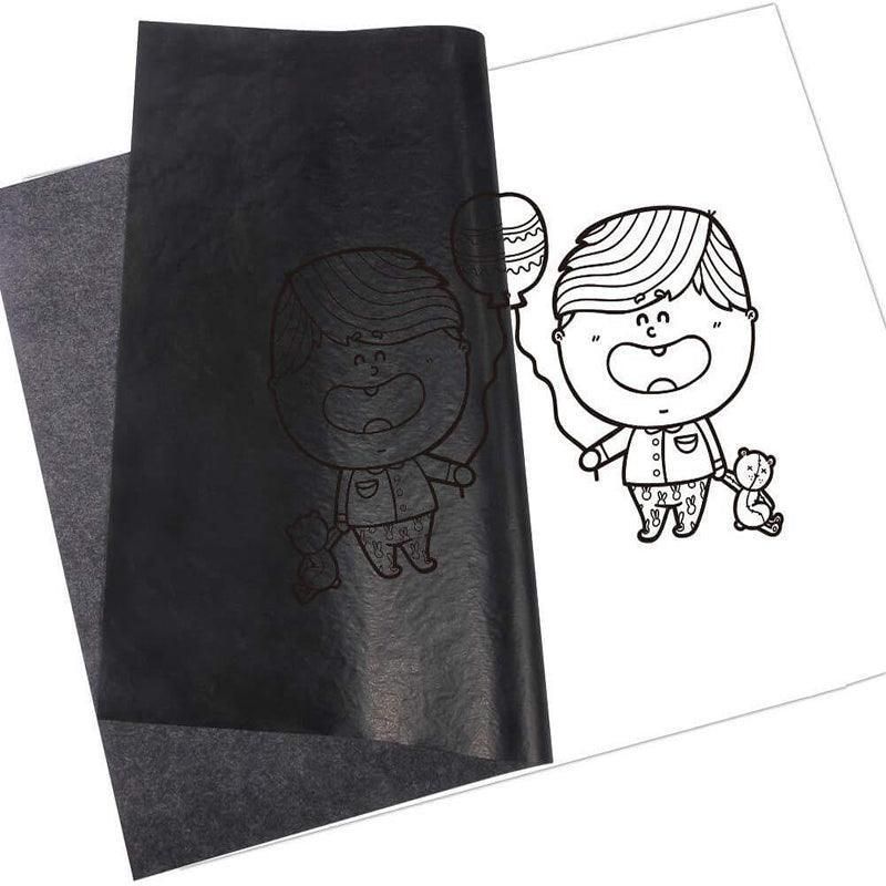 100X A4 Carbon Paper Sheets for Graphite Tracing on Wood & Canvas