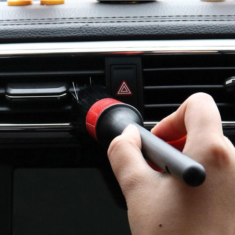 5pcs Car Detailing Brush Set for Interior Cleaning Vents Dashboard and Wheels