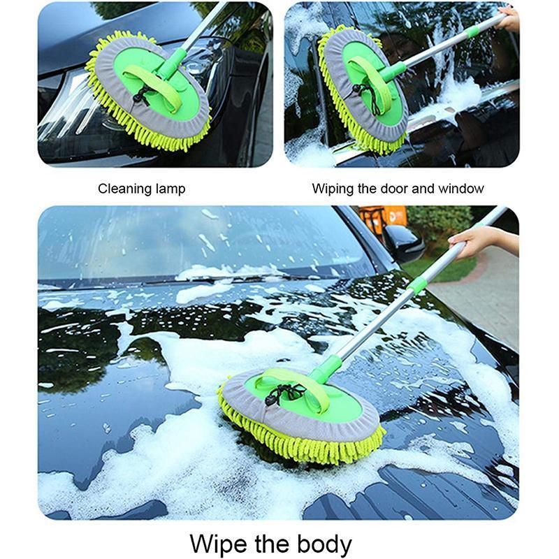 New Telescopic Car Brush Wash Soft Care Mop Vehicle Cleaning Window Adjustable - Car Brush Wash Mop