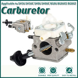 Carburetor For SH56 SH86 SH56C SH86C BG86 BG86C BG86CE BG86Z Engine Repair Tool - Extra Image