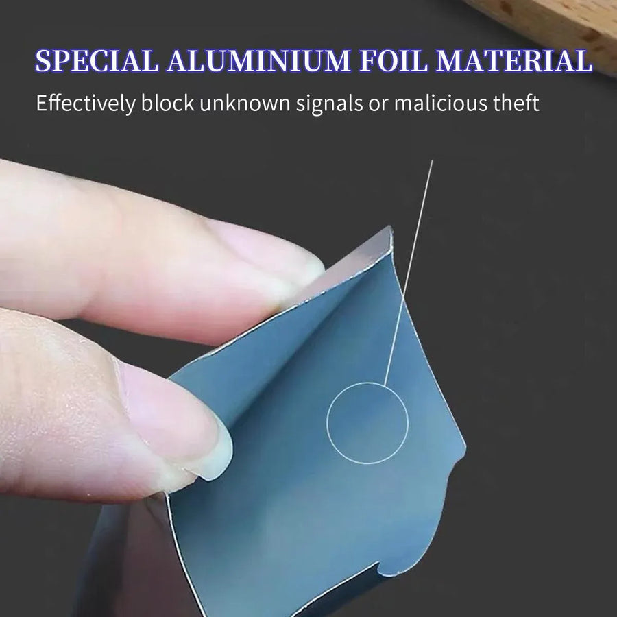 100pcs RFID Blocking Card Sleeve NFC Bank ID Protector Aluminium Foil Case