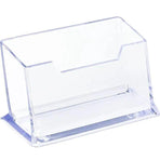 10 X Clear PMMA Business Card Holders for Desktop Display - 10PCS