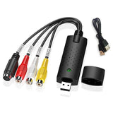 Video Grabber Capture Usb Card Convert Vcr Vhs To Digital Dvd For Windows 10 Au - Front View