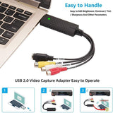 Video Grabber Capture Usb Card Convert Vcr Vhs To Digital Dvd For Windows 10 Au - Extra Image