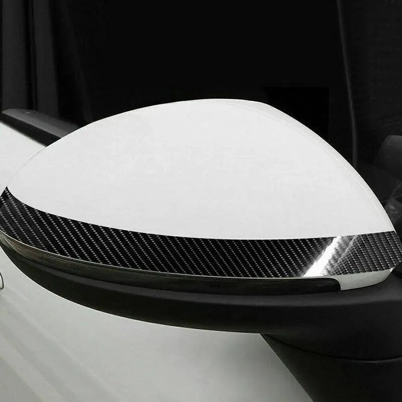 Cardoor Sill Protector Strip Carbon Fiber Bumper Sticker Rubber Trim Edge 5Cm*3M