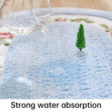 Non Slip Entry Mat Indoor Outdoor Mat Washable Foot Mat Foyer Bedroom - Blue - 45-Degree Angle