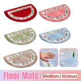 Non Slip Entry Mat Indoor Outdoor Mat Washable Foot Mat Foyer Bedroom - Green - Extra Image