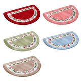 Non Slip Entry Mat Indoor Outdoor Mat Washable Foot Mat Foyer Bedroom - Pink - Side View