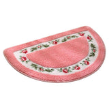 Non Slip Entry Mat Indoor Outdoor Mat Washable Foot Mat Foyer Bedroom - Pink - Rear View