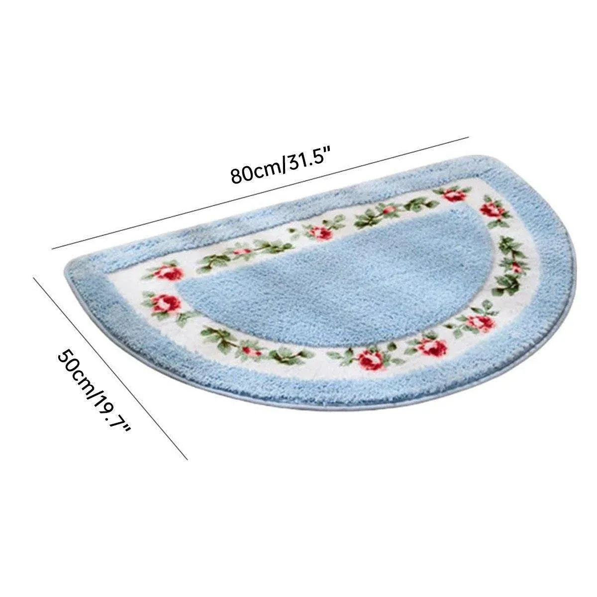 Non Slip Entry Mat Indoor Outdoor Mat Washable Foot Mat Foyer Bedroom - Red