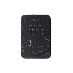 40x60cm Non-Slip Memory Foam Bath Mat Super Absorbent Floor Rug for Bathroom Use - Black