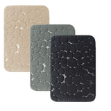 40x60cm Non-Slip Memory Foam Bath Mat Super Absorbent Floor Rug for Bathroom Use - Grey - Front View