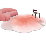 Shaped Cashmere Carpet Living Room Full Blanket Cloakroom Dressing Table - Pink